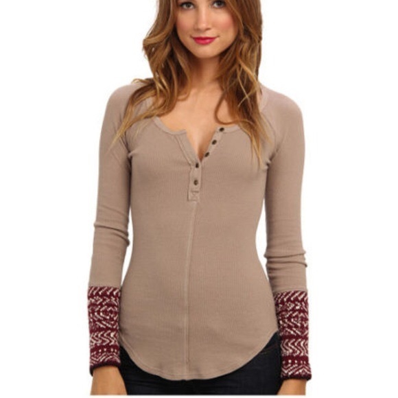 Free People Tops - Free People Thermal Henley sz S